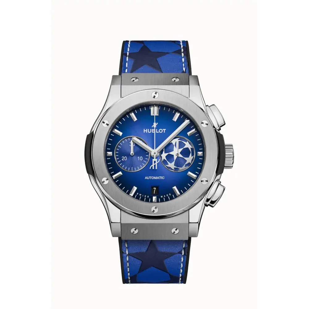 Hublot Classic Fusion Chronograph UEFA Champions League Titanium 42 mm