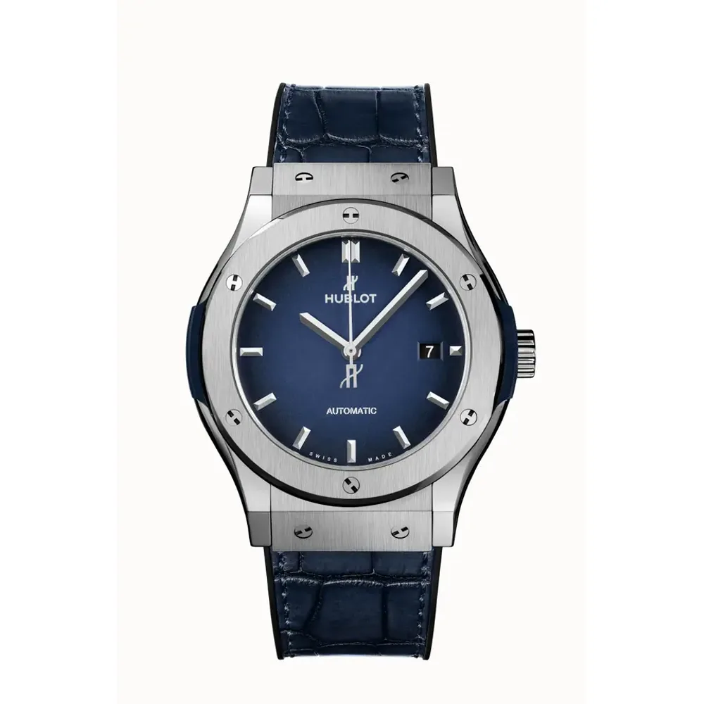 Hublot Classic Fusion Titanium Deep Blue 42 mm
