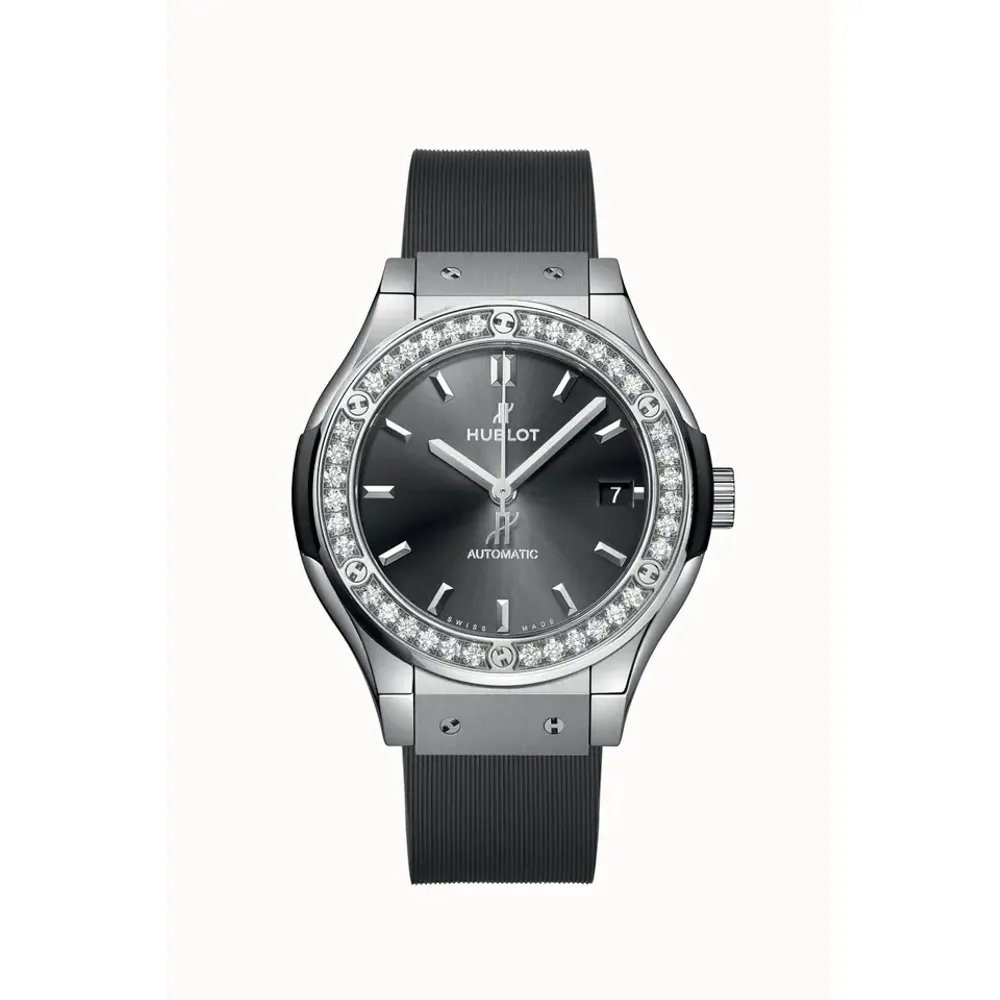 Hublot Classic Fusion Racing Grey Titanium Diamonds 38 mm