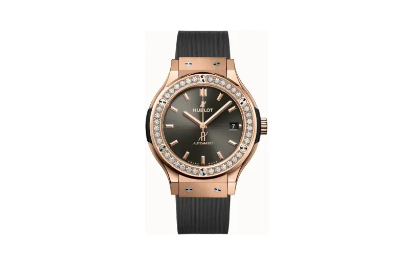 Hublot Classic Fusion Racing Grey King Gold Diamonds 38 mm