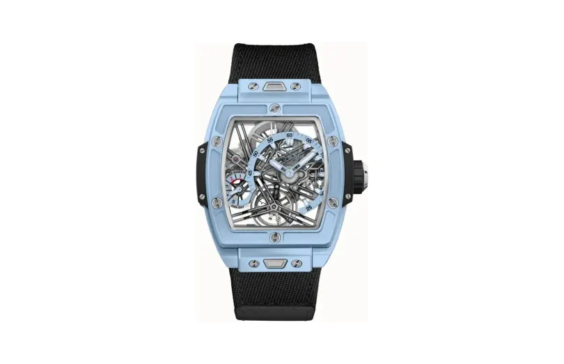 Hublot Spirit of Big Bang Tourbillon 5-Day Power Reserve Sky Blue Ceramic 42 mm