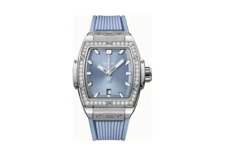 Hublot Spirit Of Big Bang Steel Coal Blue Diamonds 32 mm