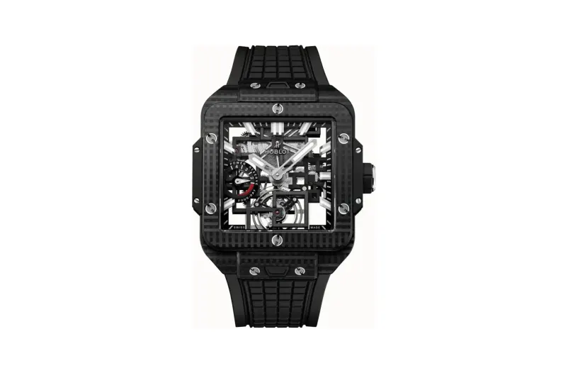 Hublot Square Bang Tourbillon 4-Day power Reserve 3D Carbon 42 mm