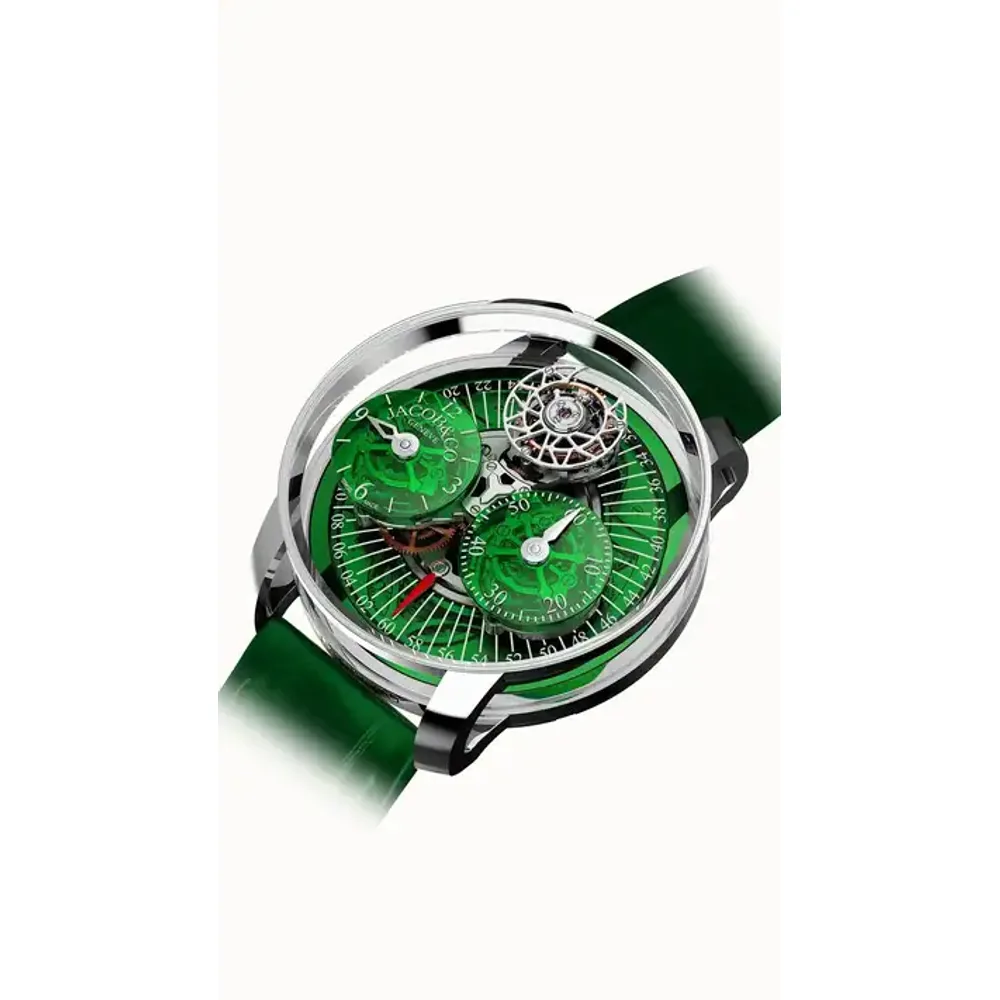 Jacob & Co. Astronomia Regulator — White Gold (Green)