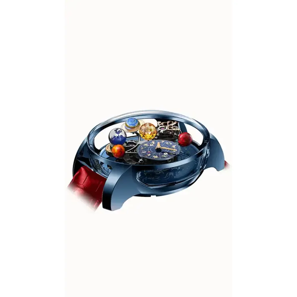 Jacob & Co. Astronomia Solar Zodiac — Blue Titanium