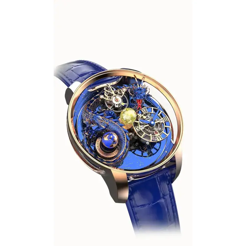 Jacob & Co. Astronomia Dragon — Blue Dragon in Rose Gold