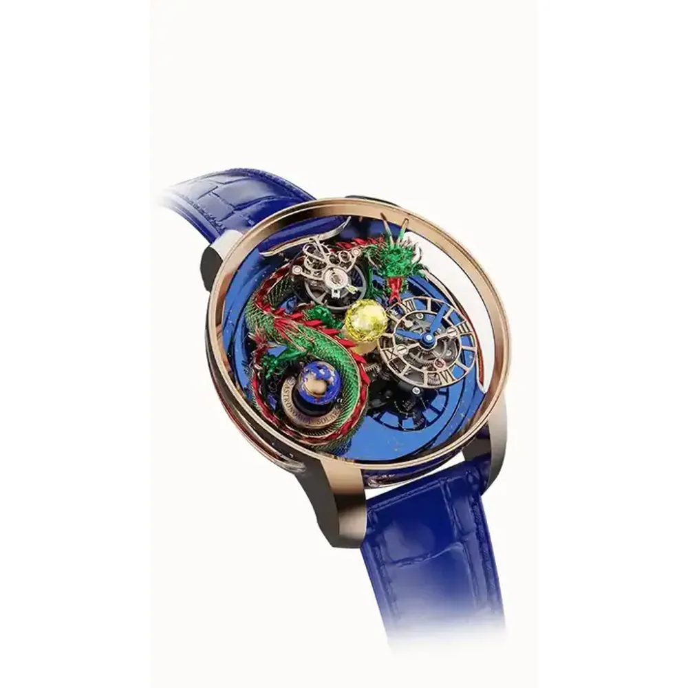 Jacob & Co. Astronomia Dragon — Green Dragon in Rose Gold
