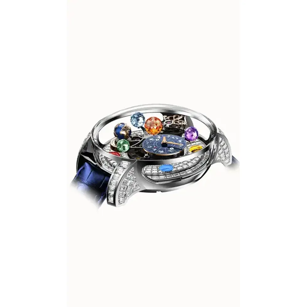 Jacob & Co. Astronomia Solar Zodiac — Zodiac Baguette White Gold
