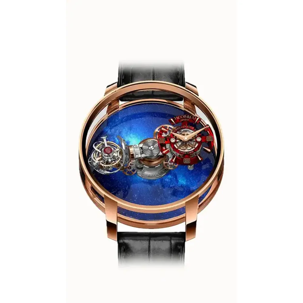 Jacob & Co. Astronomia Four-Axis Tourbillon — Mother of Pearl & Blue Aventurine