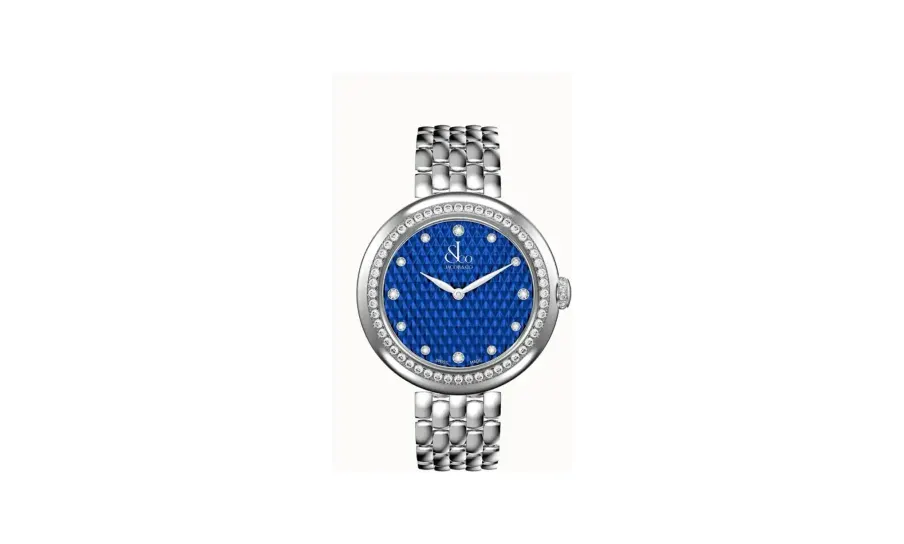 Jacob & Co. Brilliant — Stainless Steel with Blue Pyramid Dial (Bracelet)