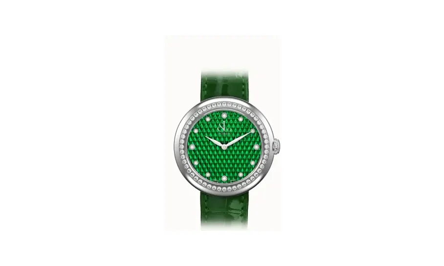 Jacob & Co. Brilliant — Stainless Steel with Green Pyramid Dial