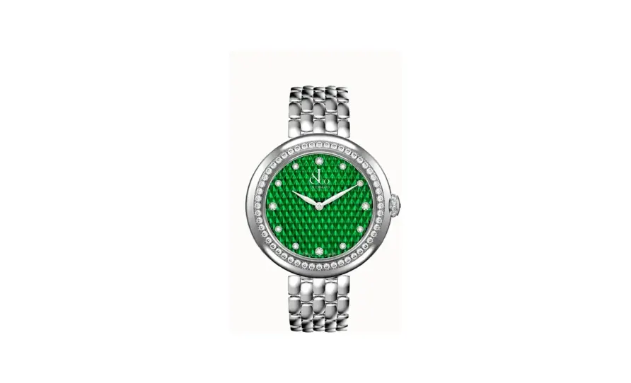Jacob & Co. Brilliant — Stainless Steel with Green Pyramid Dial Bracelet