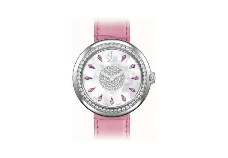 Jacob & Co. Brilliant — Pink Sapphires in Stainless Steel