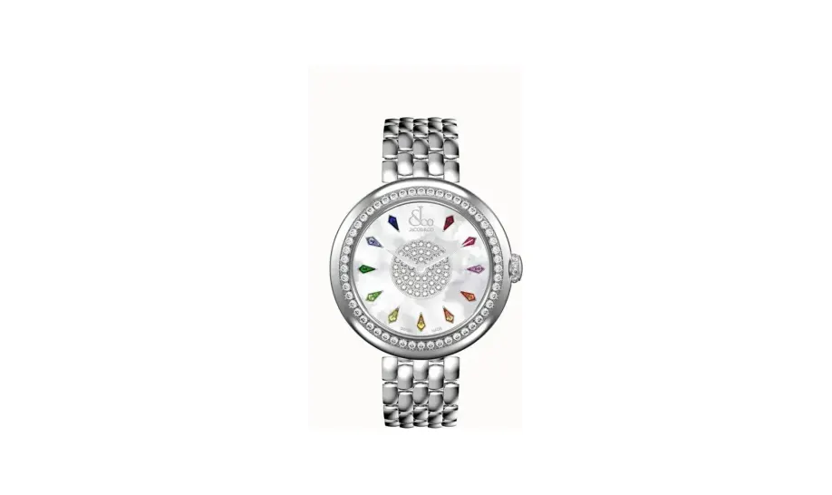 Jacob & Co. Brilliant — Rainbow Sapphires in Stainless Steel (Bracelet)