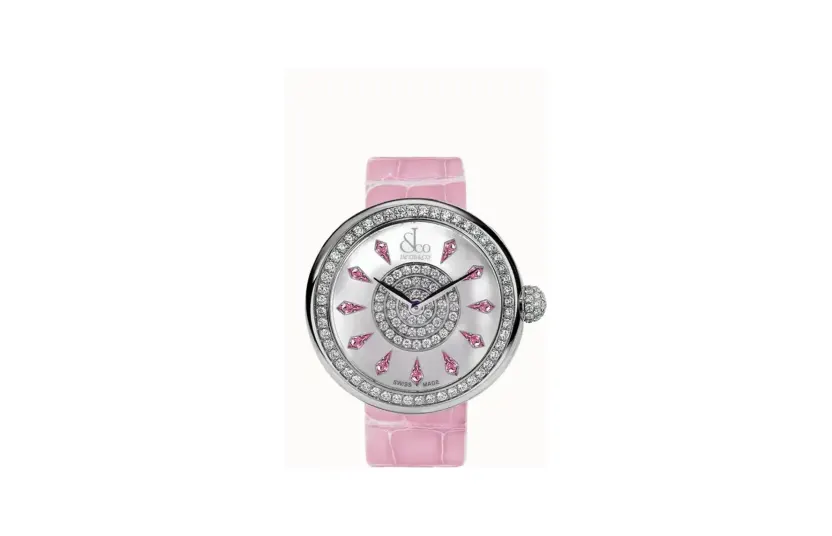 Jacob & Co. Brilliant — Pink Sapphires in Stainless Steel