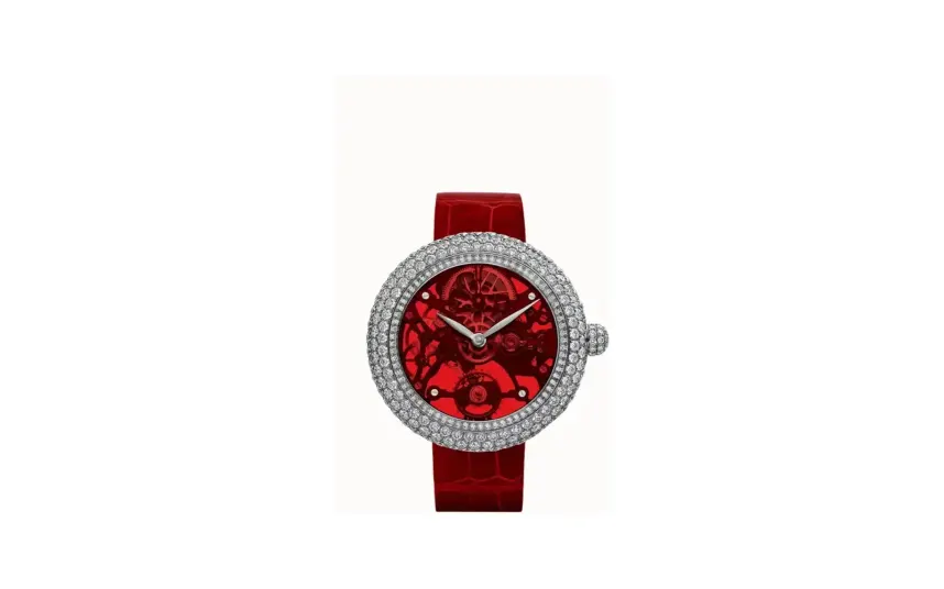 Jacob & Co. Brilliant Skeleton Northern Lights — Steel, Red