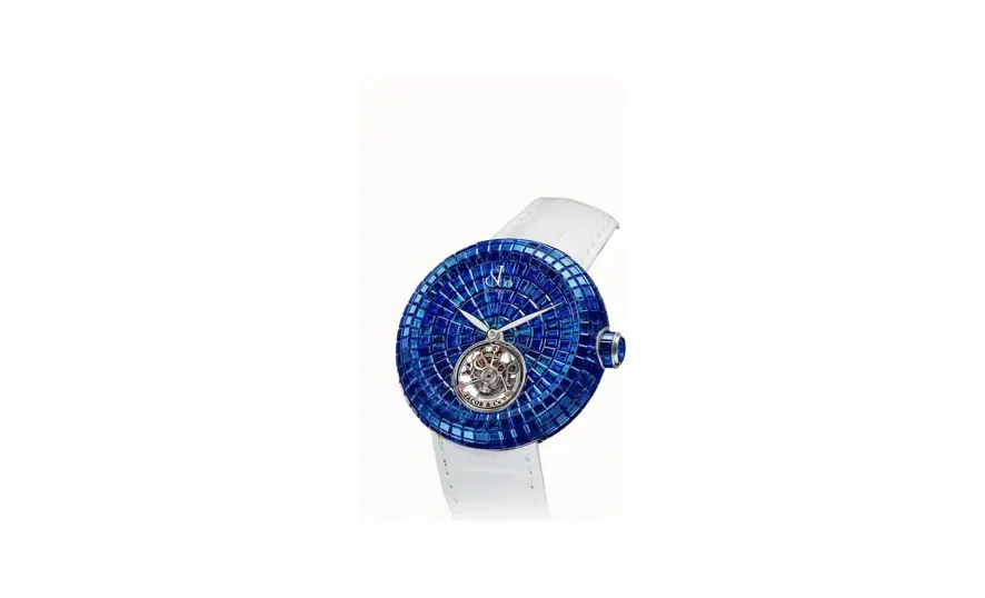 Jacob & Co. Brilliant Flying Tourbillon — Blue Sapphires (White Gold)