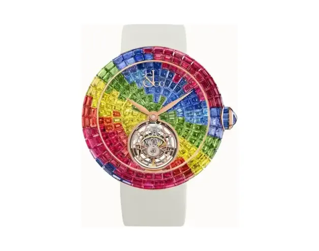 Jacob & Co. Brilliant Flying Tourbillon — Peru Mountains IV (Rose Gold)