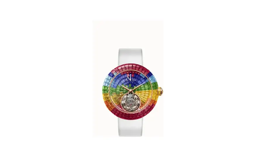 Jacob & Co. Brilliant Flying Tourbillon — Peru Mountains II (Rose Gold)