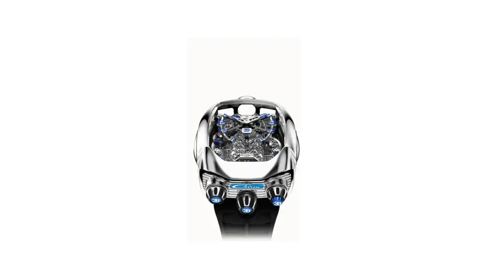 Jacob & Co. Bugatti Chiron Tourbillon — Polished Titanium