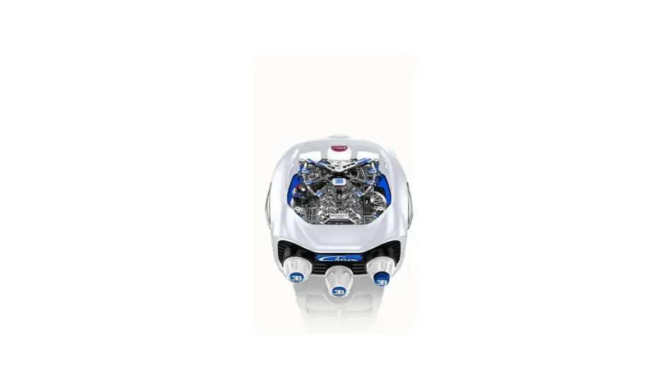 Jacob & Co. Bugatti Chiron Tourbillon — Titanium & White Ceramic
