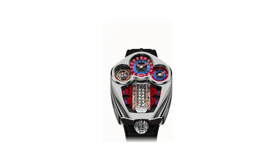 Jacob & Co. Bugatti Tourbillon — Polished Titanium