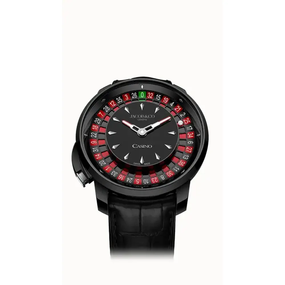 Jacob & Co. Casino Tourbillon — Black DLC Titanium