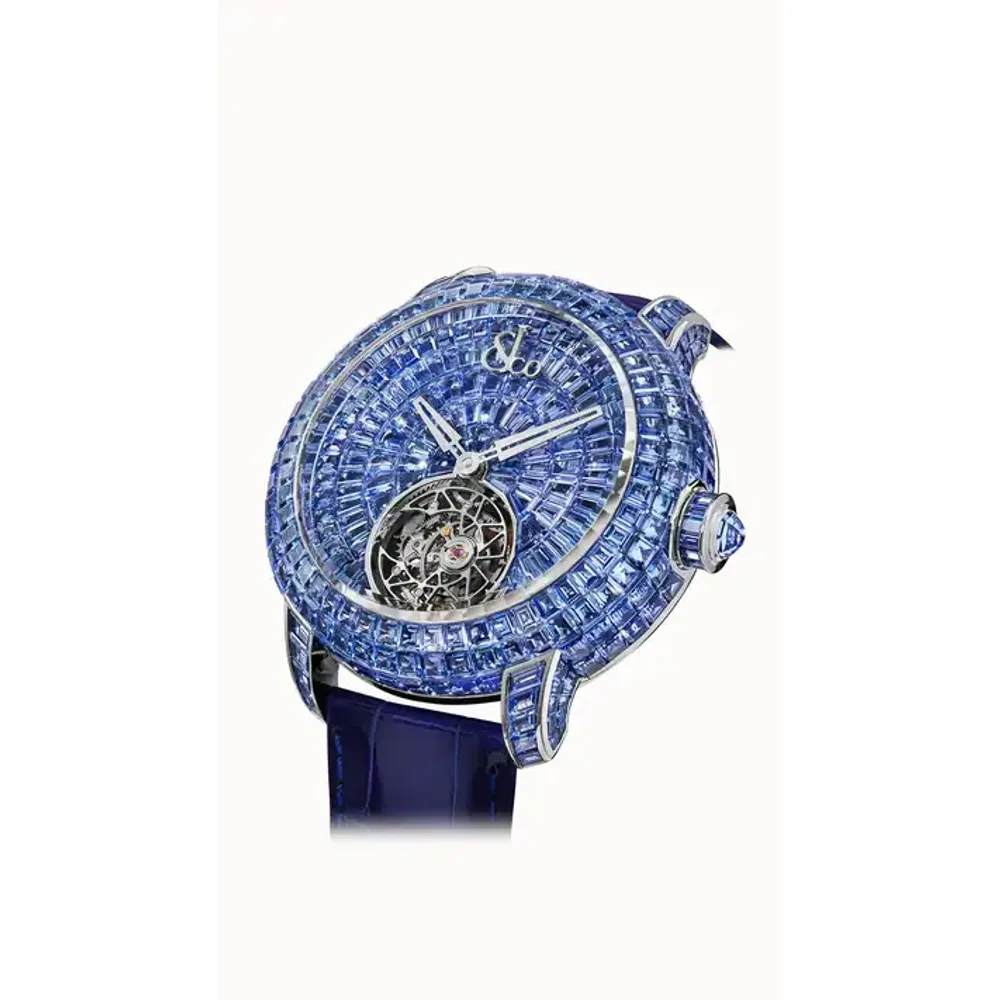 Jacob & Co. Caviar Tourbillon — Icy-Blue Sapphires