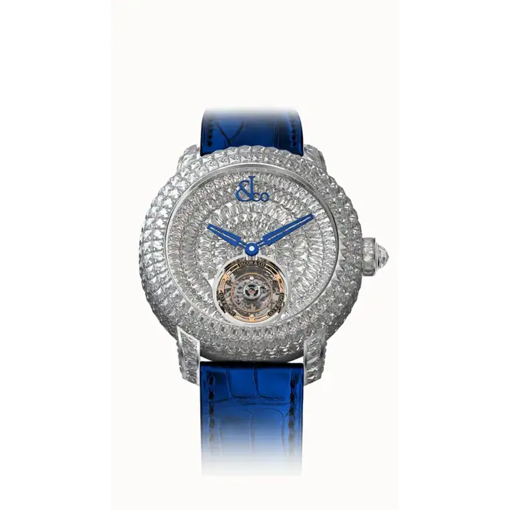 Jacob & Co. Caviar Tourbillon — White Diamonds Angel-Cut