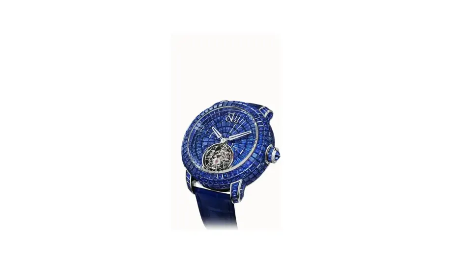 Jacob & Co. Caviar Tourbillon — Blue Sapphires 44mm