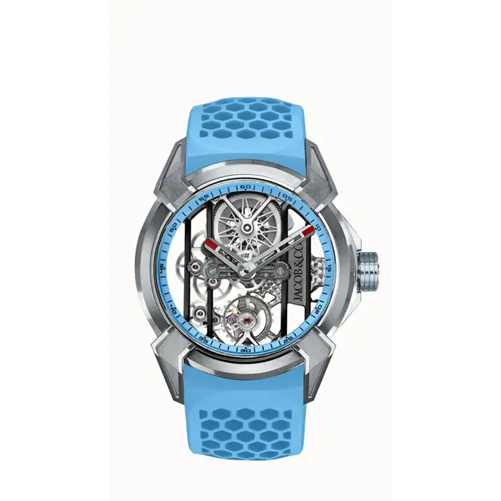 Jacob & Co. Epic X Skeleton — Sky Blue II