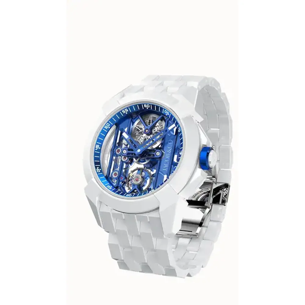 Jacob & Co. Epic X Ceramic — Blue (Bracelet)