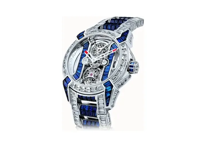Jacob & Co. Epic X Tourbillon Baguette — Diamonds & Blue Sapphires