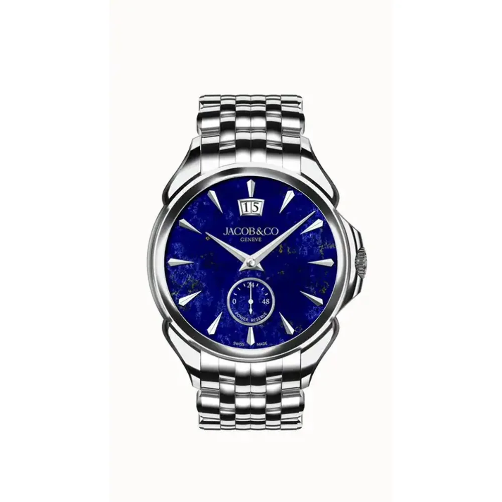 Jacob & Co. Palatial Classic — Stainless Steel (Lapis Lazuli) Bracelet