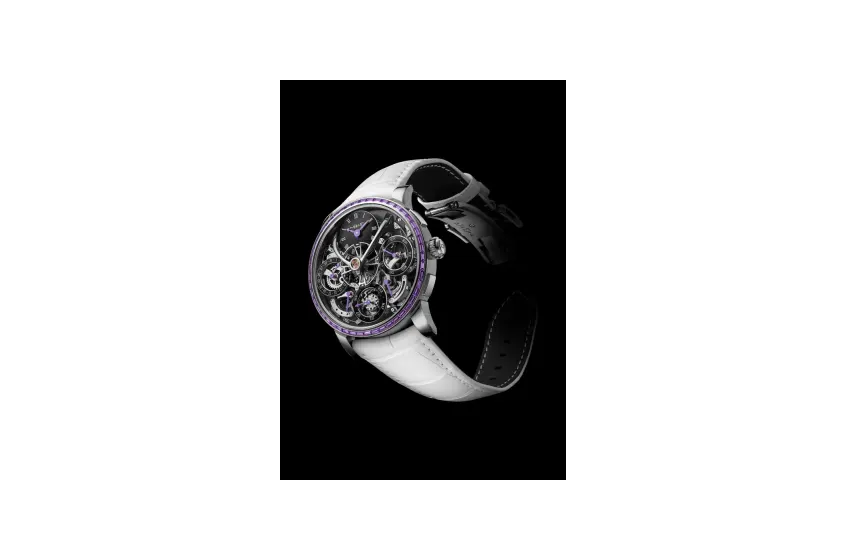 MB&F Legacy Machines LM Perpetual Chromatic Purple Sapphire