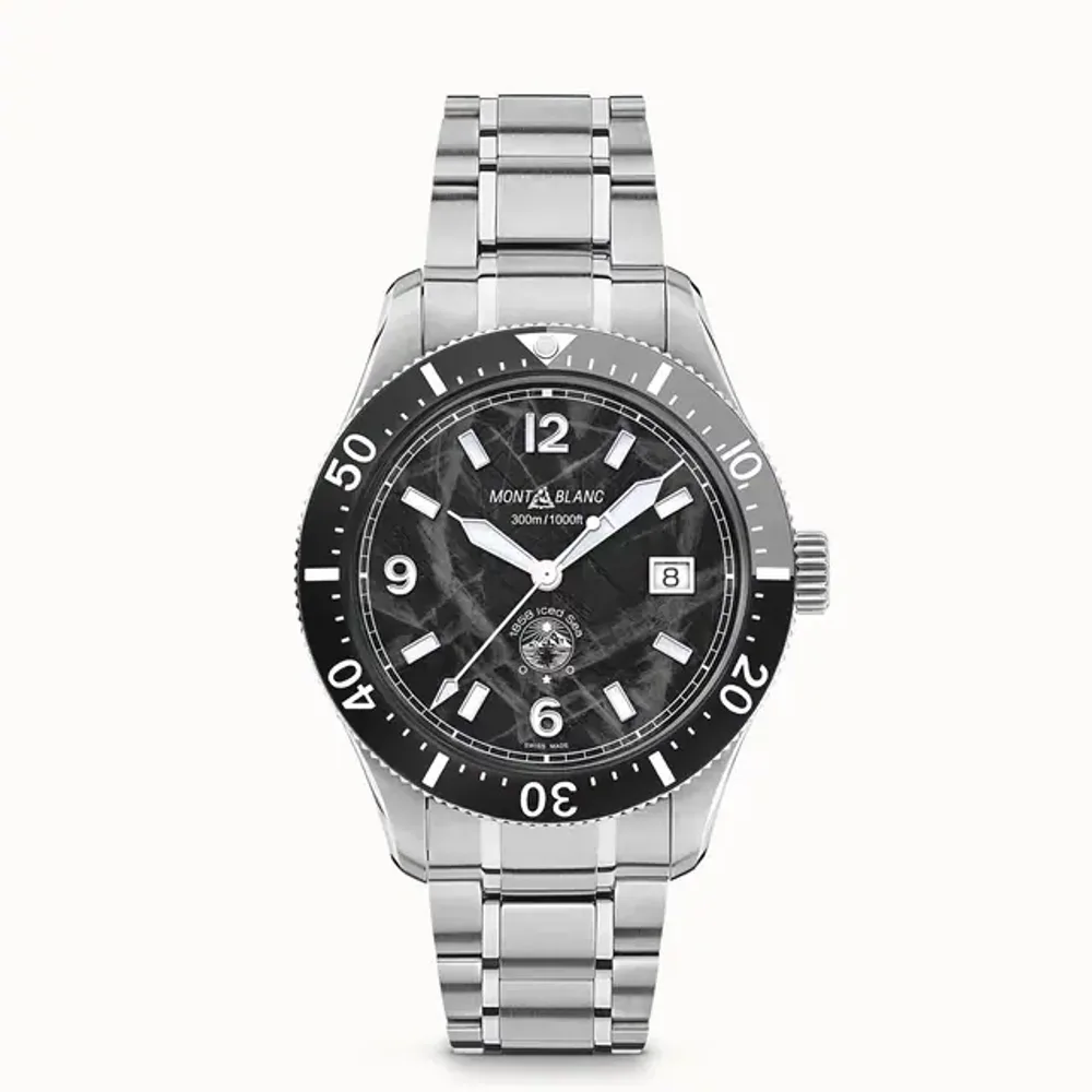 Montblanc Iced Sea Automatic Date, Steel - Ceramic - Black