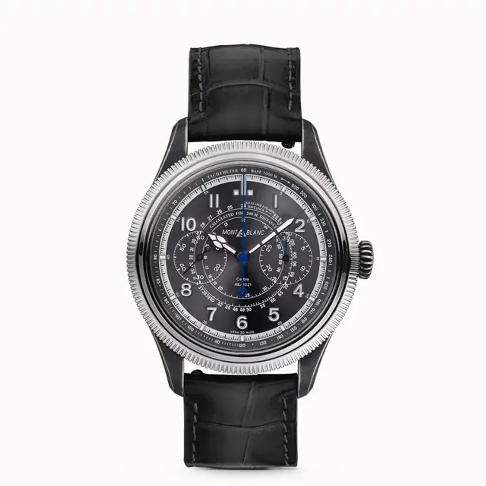 Montblanc 1858 The Unveiled Timekeeper Minerva Limited Edition - 100 pieces, 100 pieces - STEEL, Grey Gold