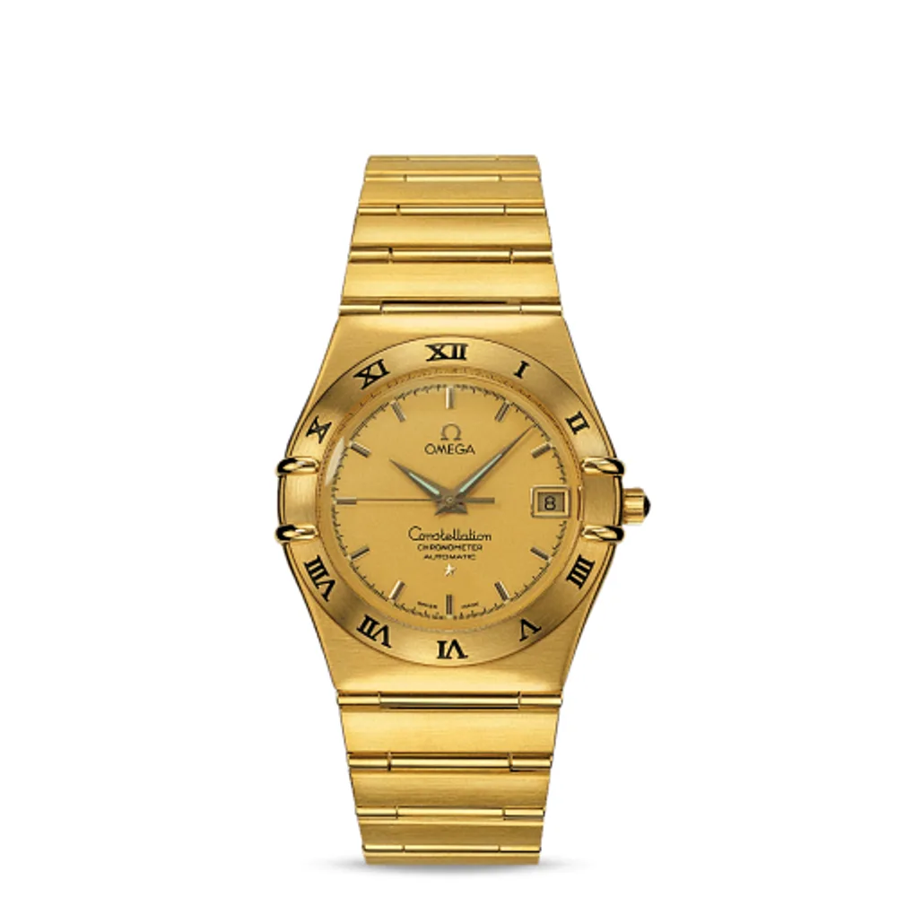Omega Constellation Automatic 35.5 '95 Yellow Gold / Champagne