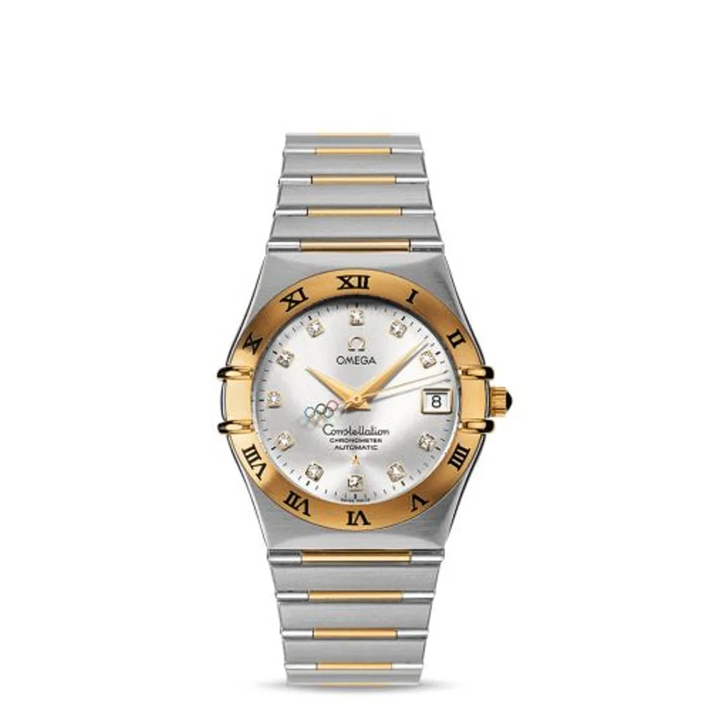 Omega Constellation Automatic 36 Stainless Steel / Yellow Gold / Beijing Olympics 2008