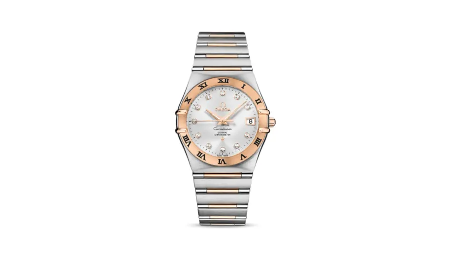 Omega Constellation Co-Axial 35.5 Stainless Steel / Red Gold / Silver / 160 Years