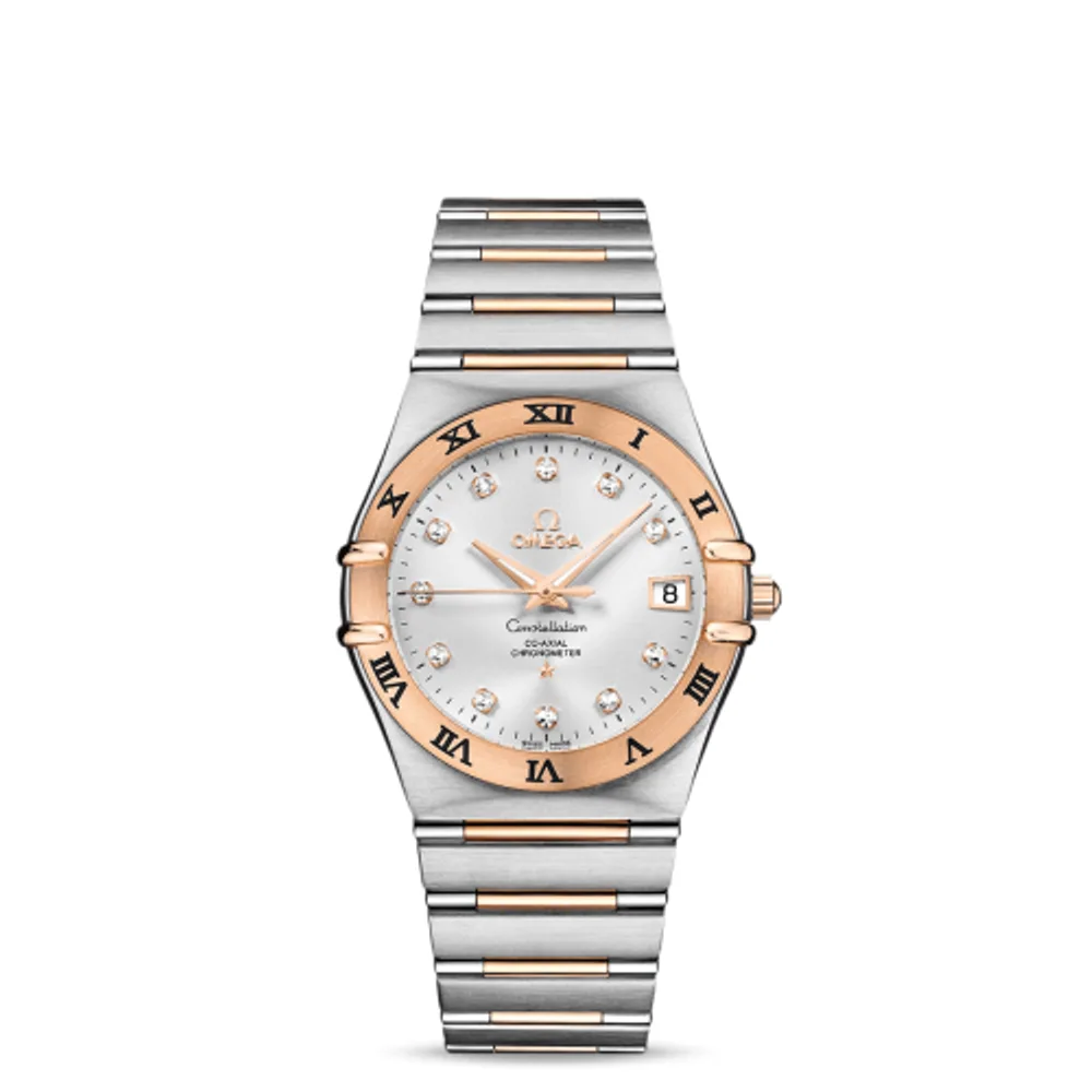 Omega Constellation Co-Axial 35.5 Stainless Steel / Red Gold / Silver / 160 Years