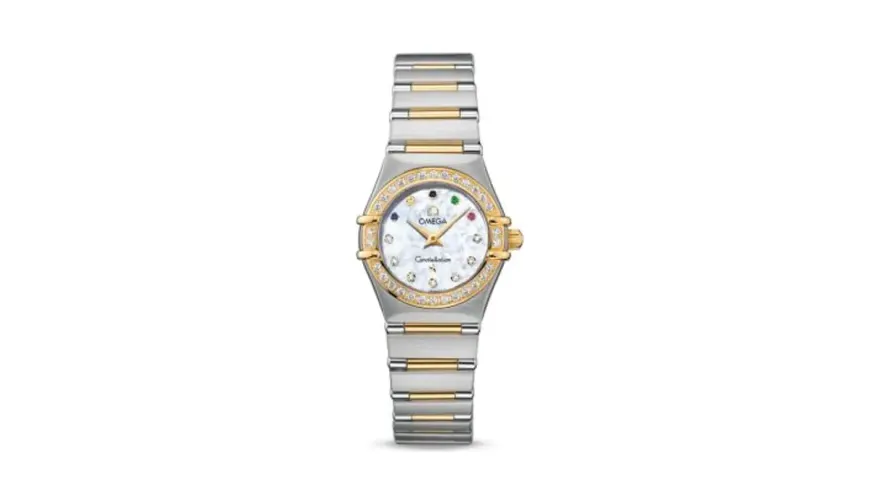 Omega Constellation Quartz 22.5 Stainless Steel / Yellow Gold / Diamond / Beijing Olympics 2008