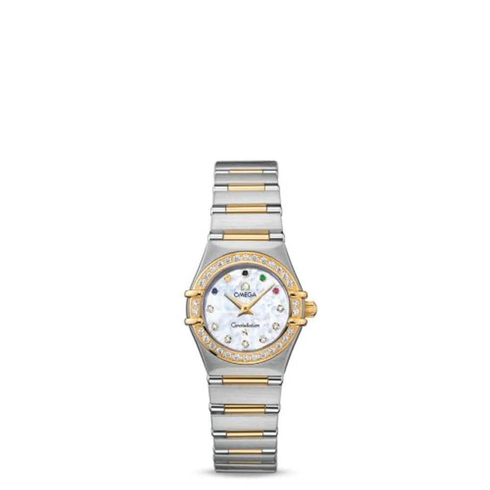 Omega Constellation Quartz 22.5 Stainless Steel / Yellow Gold / Diamond / Beijing Olympics 2008