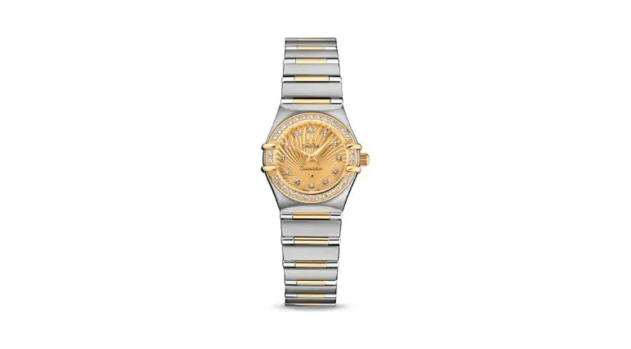 Omega Constellation Quartz 22.5 Stainless Steel / Yellow Gold / Champagne / 160 Years