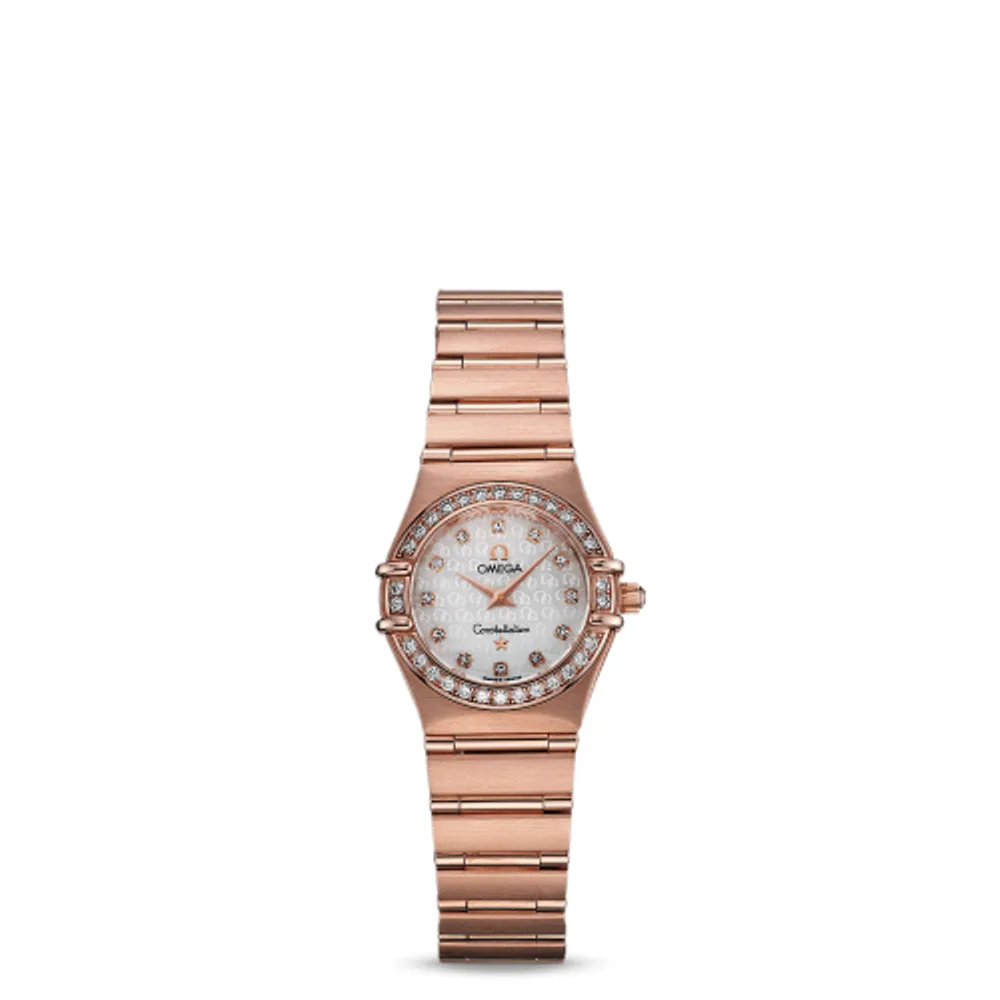 Omega Constellation Quartz 22.5 '95 Red Gold / Diamond / MOP