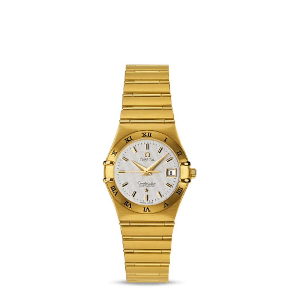 Omega Constellation Automatic 27.5 '95 Yellow Gold / Silver