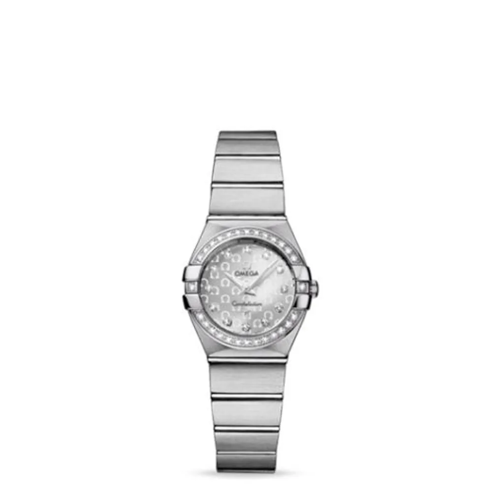 Omega Constellation Quartz 24 Brushed Stainless Steel / Diamond / Silver Omega
