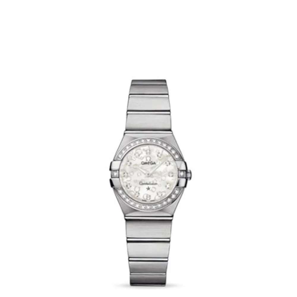 Omega Constellation Quartz 24 Brushed Stainless Steel / Diamond / Silver Omega