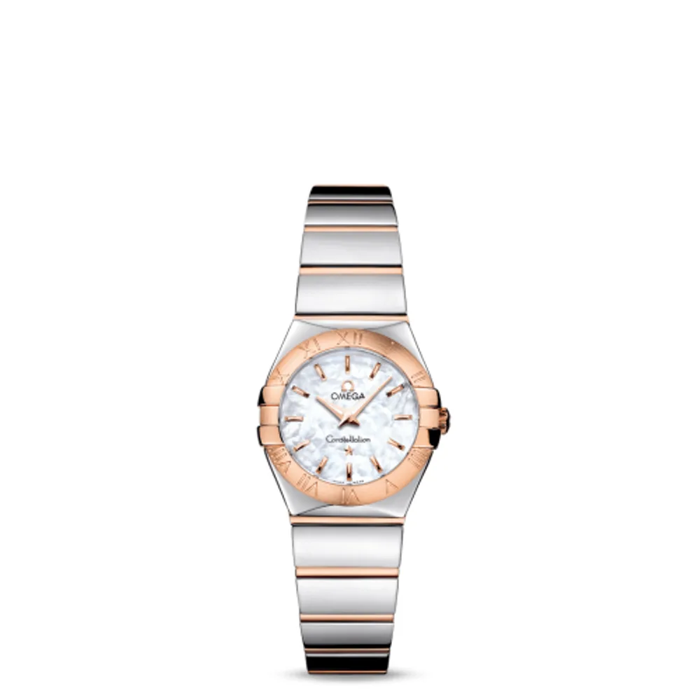 Omega Constellation Quartz 24 Polished Stainless Steel / Red Gold / MOP