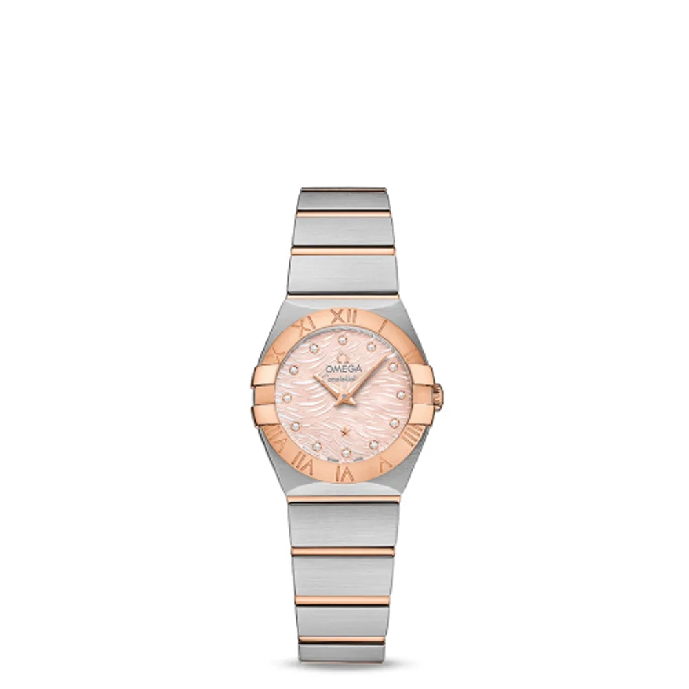 Omega Constellation Quartz 24 Stainless Steel / Red Gold / Pink MOP